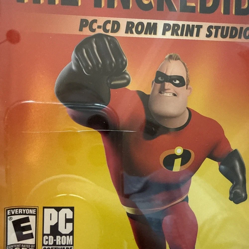 Disney Interactive Pixar The Incredibles PC-CD ROM Print Studio